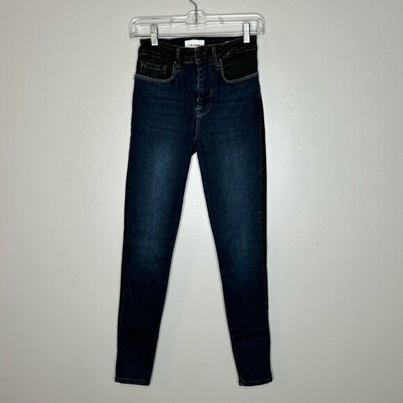 FRAME denim Le One Skinny Two Tone Jeans NWT - Picture 5 of 6